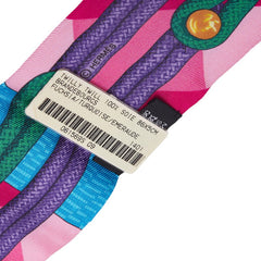 エルメス ツイリー BRANDE BOURGS スカーフ ピンク マルチカラー シルク レディース HERMES 【中古】