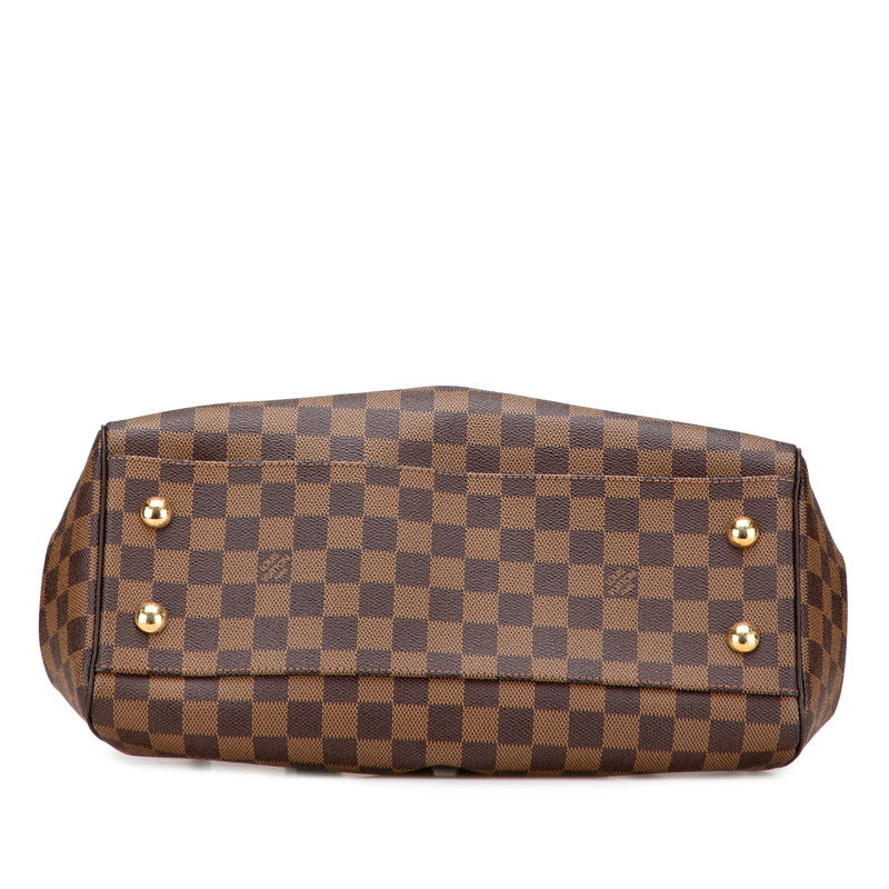 ルイ ヴィトン ダミエ トレヴィPM ハンドバッグ ショルダーバッグ 2WAY N51997 ブラウン PVC レザー レディース LOUIS VUITTON 【中古】