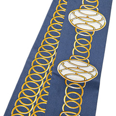 エルメス ツイリー Lift Profile リフト プロフィール マリン スカーフ ブルー マルチカラー シルク レディース HERMES 【中古】