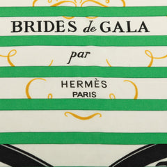 エルメス スムーズカレ90 BRIDES de GALA ブリッドドゥガラ スカーフ 大判 マルチカラー シルク レディース HERMES 中古