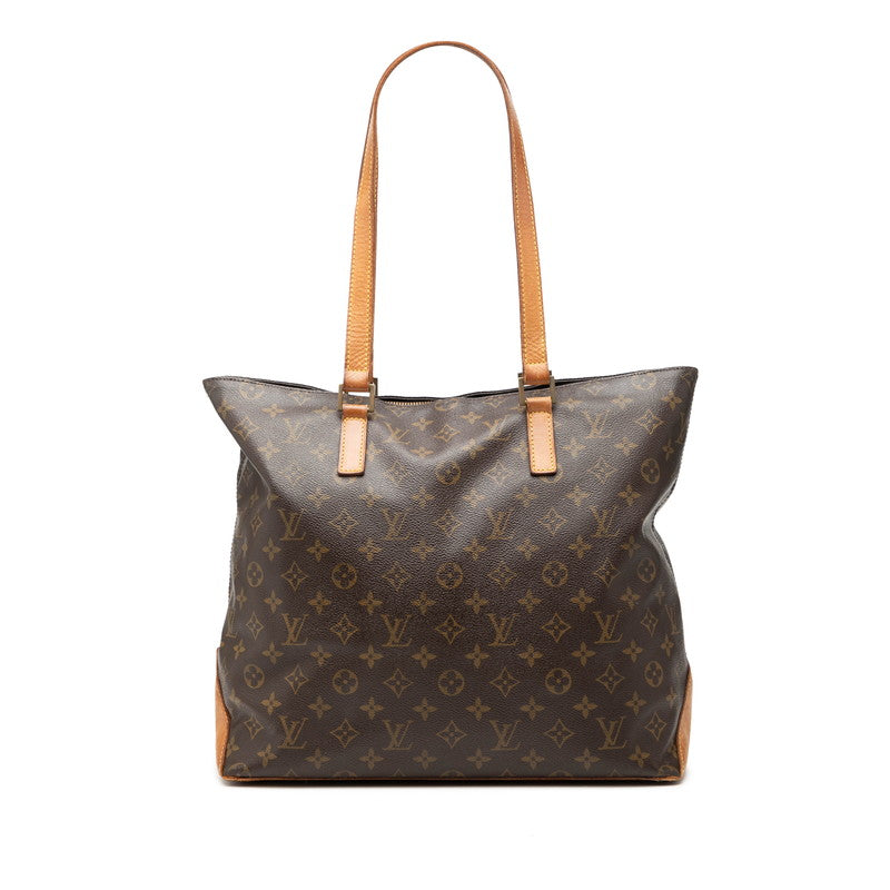 ルイ ヴィトン モノグラム カバメゾ ショルダーバッグ トートバッグ M51151 ブラウン PVC レザー レディース LOUIS VUITTON 【中古】