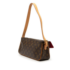ルイ ヴィトン モノグラム ヴィバシテMM ショルダーバッグ ワンショルダー M51164 ブラウン PVC レザー レディース LOUIS VUITTON 【中古】