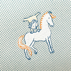 エルメス ブリッドアブラックGM ガブリオル ハンドバッグ ブルーナティエ トワルアッシュ レディース HERMES 【中古】