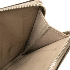 ルイ ヴィトン モノグラム マヒナ ポルトカルト レクト ヴェルソ コインケース フラグメントケース M81287 ガレ グレージュ レザー レディース LOUIS VUITTON 【中古】