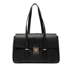 ルイ ヴィトン エピ セギュールMM ハンドバッグ ショルダーバッグ M58862 ノワール ブラック レザー レディース LOUIS VUITTON 【中古】
