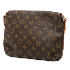 ルイ ヴィトン モノグラム ミュゼット タンゴ ショート ショルダーバッグ M51257 ブラウン PVC レザー レディース LOUIS VUITTON 【中古】