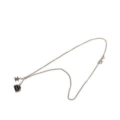 シャネル ココマーク 31 RUE CAMBON PARIS ネックレス シルバー ブラック メタル レディース CHANEL 【中古】