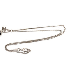 シャネル ココマーク 31 RUE CAMBON PARIS ネックレス シルバー ブラック メタル レディース CHANEL 【中古】