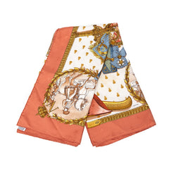 エルメス カレ90 Napoleon ナポレオン スカーフ 大判スカーフ マルチカラー シルク レディース HERMES 中古
