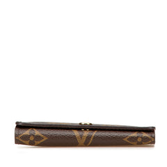 ルイ ヴィトン モノグラム ミュルティクレ4 キーケース M69517 ブラウン PVC レザー レディース LOUIS VUITTON 【中古】