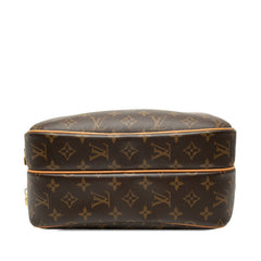 ルイ ヴィトン モノグラム リポーターPM 斜め掛け ショルダーバッグ M45254 ブラウン PVC レザー レディース LOUIS VUITTON 【中古】