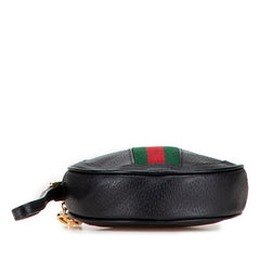 グッチ オフィディア シェリーライン ポーチ 小物入れ 574841 ブラック マルチカラー レザー レディース GUCCI 【中古】