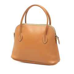 エルメス ミニ ボリード20 ハンドバッグ ショルダーバッグ 2WAY ブラウン レザー レディース HERMES 【中古】