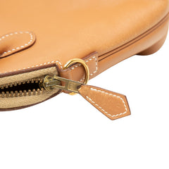 エルメス ミニ ボリード20 ハンドバッグ ショルダーバッグ 2WAY ブラウン レザー レディース HERMES 【中古】