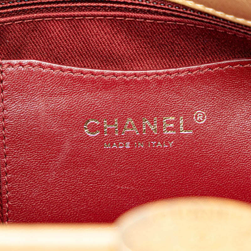 シャネル マトラッセ ココマーク チェーン トートバッグ ゴールド レザー レディース CHANEL 【中古】