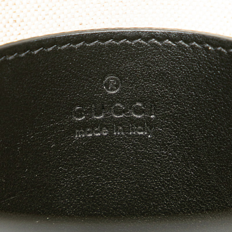 グッチ GGエンボス ジャンボGG ハンドバッグ ショルダーバッグ 2WAY 696010 ブラック レザー レディース GUCCI 【中古】