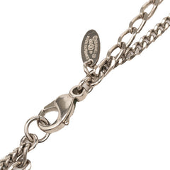 シャネル ココマーク チェーン ペンダント ネックレス 06P シルバー メタル レディース CHANEL 中古