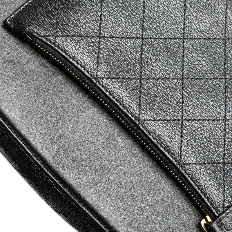 シャネル ココマーク ハンドバッグ ショルダーバッグ ブラック レザー レディース CHANEL 【中古】