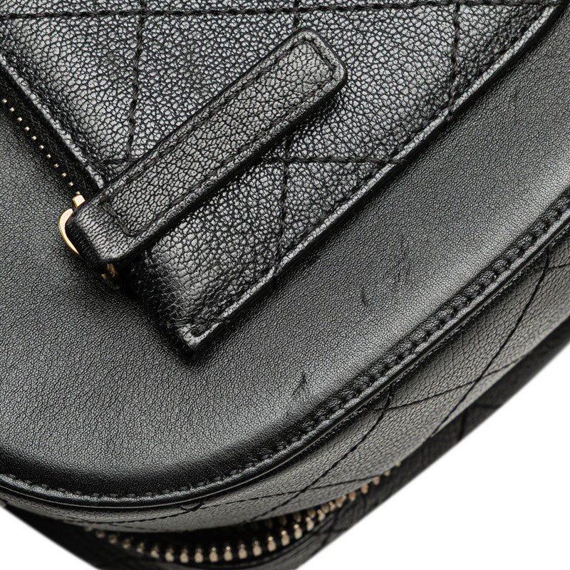 シャネル ココマーク ハンドバッグ ショルダーバッグ ブラック レザー レディース CHANEL 【中古】