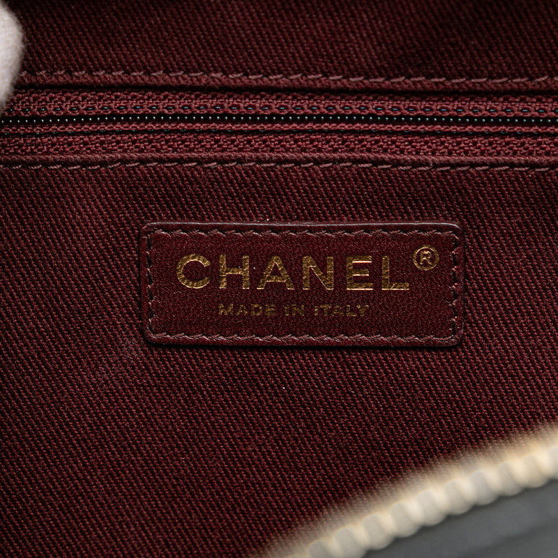 シャネル ココマーク ハンドバッグ ショルダーバッグ ブラック レザー レディース CHANEL 【中古】