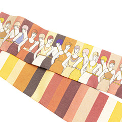 エルメス ツイリー LES BAIGNEUSES 水遊びをする人 スカーフ ベージュ マルチカラー シルク レディース HERMES 【中古】