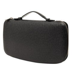 ルイ ヴィトン タイガ オーガナイザー アトール ラウンドファスナー 長財布 M30652 ブラック レザー メンズ LOUIS VUITTON 【中古】