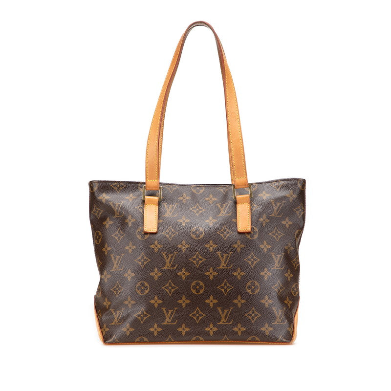 ルイ ヴィトン モノグラム カバピアノ ショルダーバッグ トートバッグ M51151 ブラウン PVC レザー レディース LOUIS VUITTON 【中古】