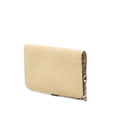 エルメス ドゴン コインケース 小銭入れ ベージュ トリヨンクレマンス レディース HERMES 【中古】