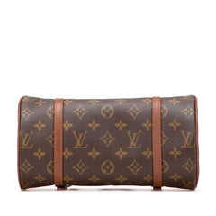 ルイ ヴィトン モノグラム パピヨンPM 26 (旧) ハンドバッグ M51366 ブラウン PVC レザー レディース LOUIS VUITTON 【中古】