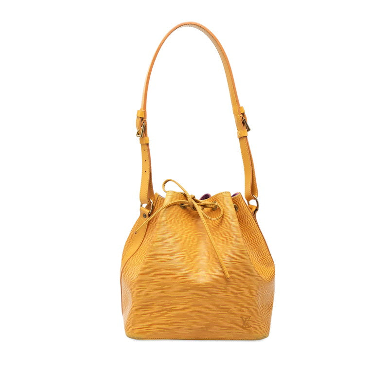 ルイ ヴィトン エピ プチノエ ワンショルダーバッグ ハンドバッグ M44109 タッシリイエロー レザー レディース LOUIS VUITTON 【中古】
