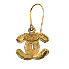 シャネル ヴィンテージ ココマーク フックピアス ゴールド メッキ レディース CHANEL 【中古】