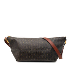 サンローラン ル モノグラム YSLロゴ ワンショルダーバッグ GUE667490 ブラウン PVC レディース SAINT LAURENT 【中古】