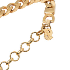 ディオール CDロゴ チェーン ネックレス ゴールド メッキ メンズ Dior 【中古】