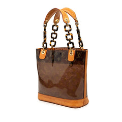 ルイ ヴィトン モノグラム カバ アンブルPM ハンドバッグ M92502 ブラウン ベージュ ビニール レザー レディース LOUIS VUITTON 【中古】