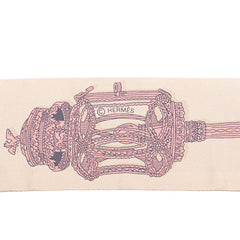 エルメス ツイリー MERVEILLEUSES LANTERNES メルヴェイユーズ ランタン スカーフ ベージュ イエロー マルチカラー シルク レディース HERMES 【中古】