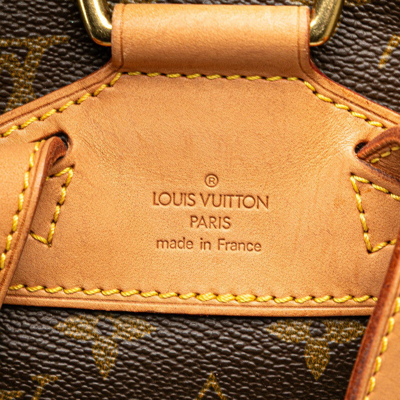 ルイ ヴィトン モノグラム モンスリMM リュック バックパック M51136 ブラウン PVC レザー レディース LOUIS VUITTON 【中古】