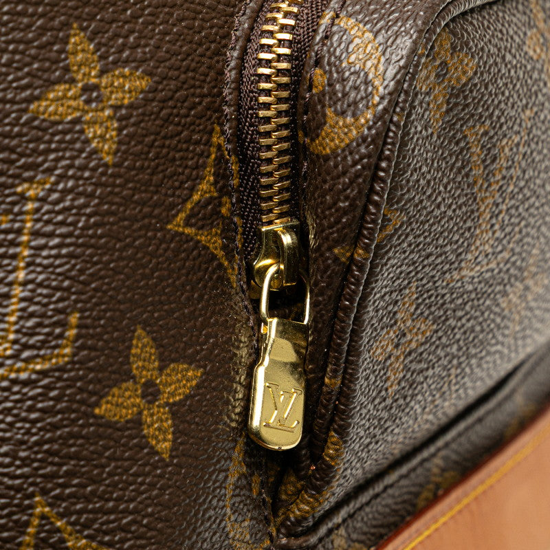 ルイ ヴィトン モノグラム モンスリMM リュック バックパック M51136 ブラウン PVC レザー レディース LOUIS VUITTON 【中古】