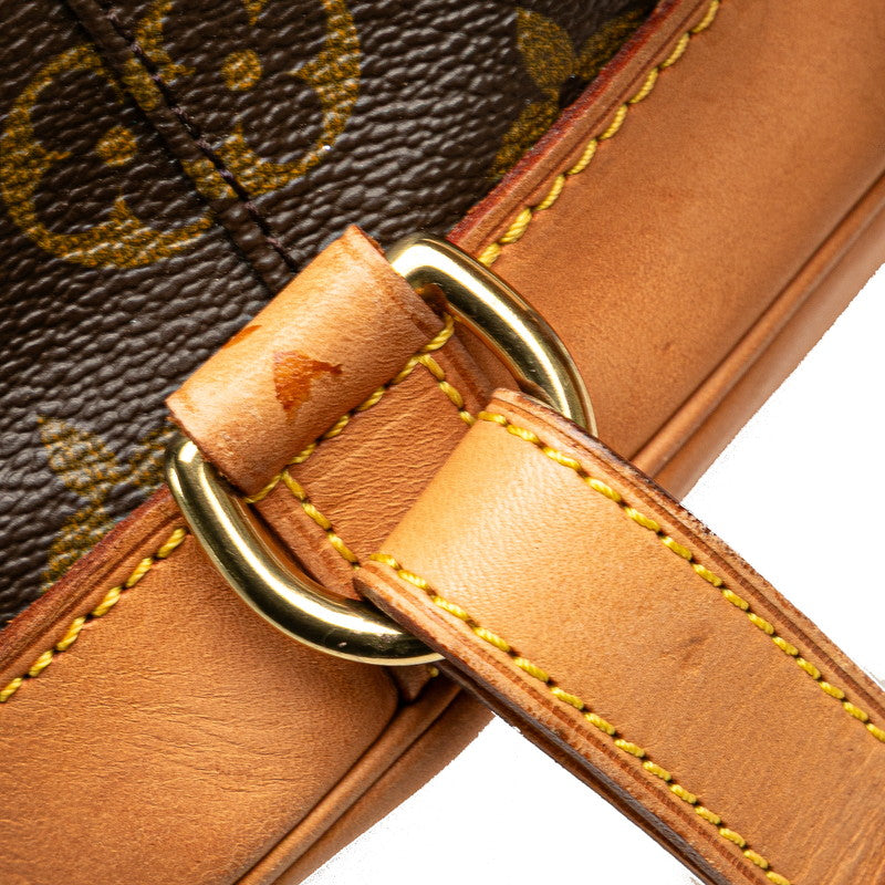 ルイ ヴィトン モノグラム モンスリMM リュック バックパック M51136 ブラウン PVC レザー レディース LOUIS VUITTON 【中古】