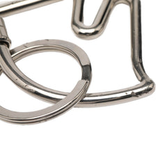 エルメス シュバル ホース 馬 モチーフ キーリング キーホルダー シルバー メタル レディース HERMES 【中古】