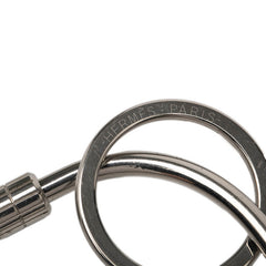 エルメス シュバル ホース 馬 モチーフ キーリング キーホルダー シルバー メタル レディース HERMES 【中古】