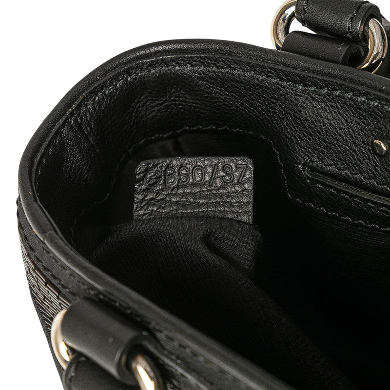 セリーヌ ブギーバッグ ハンドバッグ ブラック ビーズ レザー レディース CELINE 【中古】