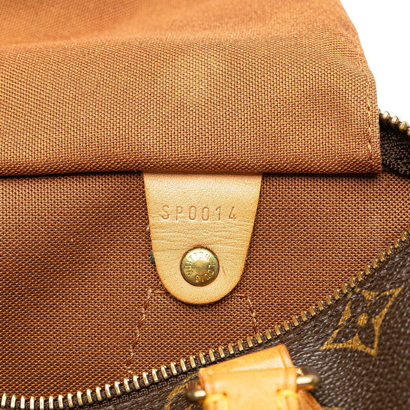 ルイ ヴィトン モノグラム スピーディ25 ハンドバッグ ミニボストンバッグ M41528 ブラウン PVC レザー レディース LOUIS VUITTON 【中古】