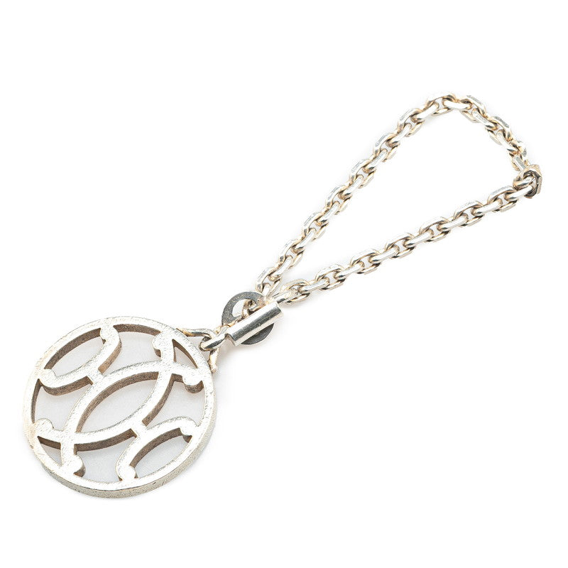 エルメス キス Hモチーフ チャーム バッグチャーム シルバー メタル レディース HERMES 【中古】