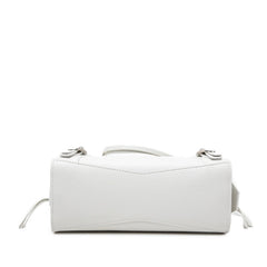 バレンシアガ ネオクラシック シティ ミニ ハンドバッグ 2WAY ショルダーバッグ 638524 ホワイト レザー レディース BALENCIAGA 【中古】
