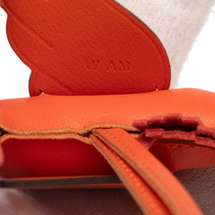 エルメス ロデオチャーム ペガサスPM バッグチャーム オレンジ系 アニョーミロ レディース HERMES 【中古】
