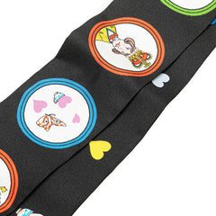 エルメス ツイリー Tea Time ティータイム スカーフ ブラック ホワイト マルチカラー シルク レディース HERMES 【中古】