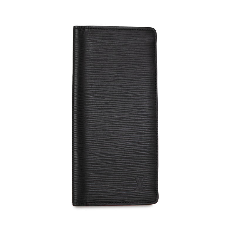 ルイ ヴィトン エピ ポルトフォイユ ブラザ 長財布 M60622 ノワール ブラック レザー レディース LOUIS VUITTON 【中古】