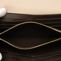 ルイ ヴィトン ポルトフォイユ カプシーヌ 長財布 M61249 ガレ ベージュ レザー レディース LOUIS VUITTON 【中古】