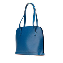 ルイ ヴィトン エピ リュサック ワンショルダーバッグ トートバッグ M52285 トレドブルー レザー レディース LOUIS VUITTON 【中古】