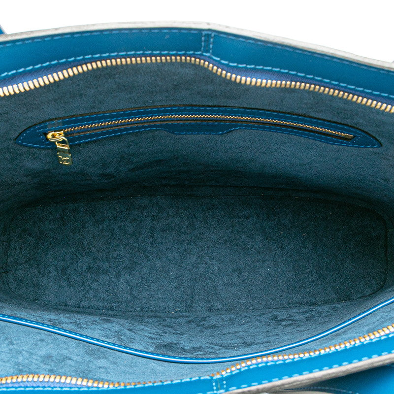 ルイ ヴィトン エピ リュサック ワンショルダーバッグ トートバッグ M52285 トレドブルー レザー レディース LOUIS VUITTON 【中古】